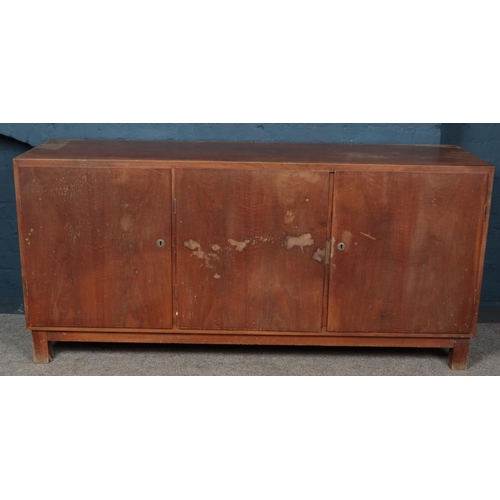 550 - A teak sideboard. (180cm x 85cm x 53cm)