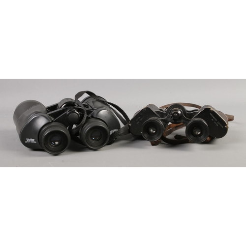 99 - Two pairs of binoculars including WW1 Aitchison The 