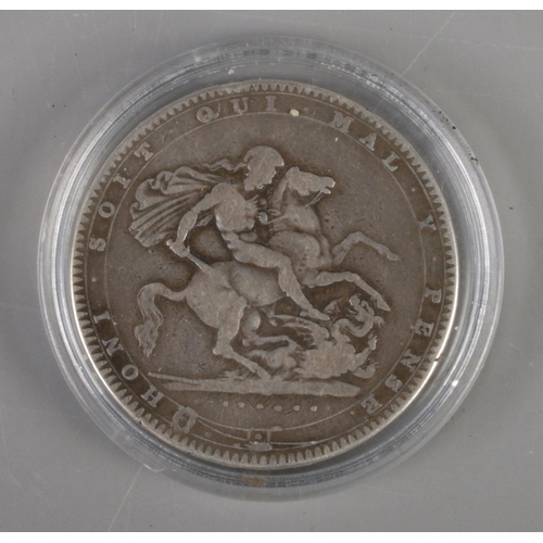 350 - A George III 1820 crown, LX edge. 27.7g