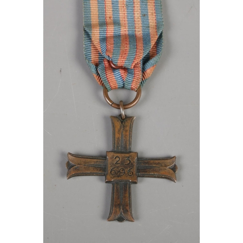 430 - A Polish Monte Cassino Cross 1944. Numbered 23/696.