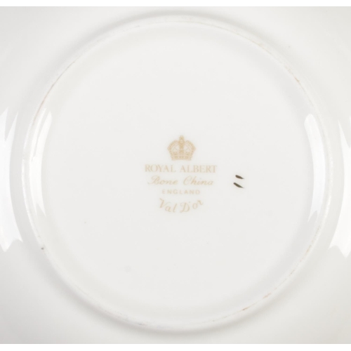 98 - A thirty-two piece Royal Albert Val D'or dining service. To include dinner plates, soup bowls and sa... 