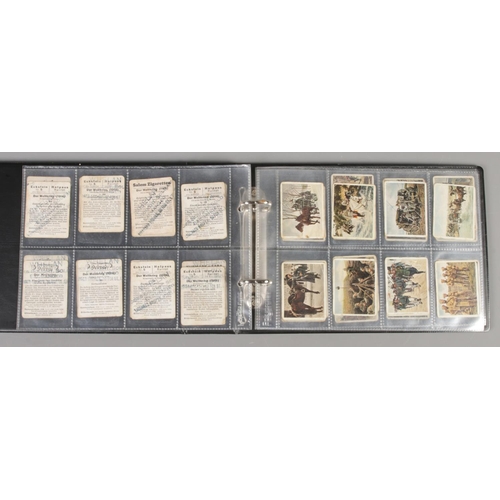 77 - An album of German WWI cigarette cards. Including Eckstein Halpais examples, etc.