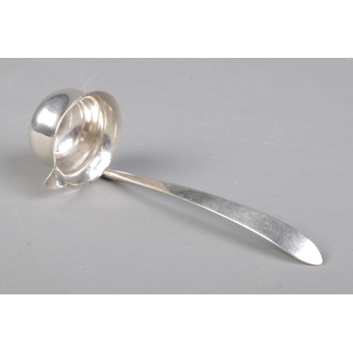 40 - A small George V silver toddy ladle. Assayed Sheffield 1928 by Cooper Brothers & Sons Ltd. 23g.
