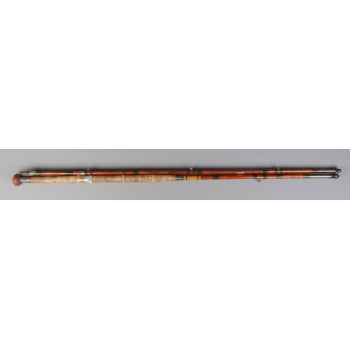 351 - A Hardy Brothers three piece fishing rod.