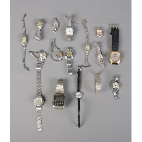 451 - A quantity of wristwatches including Accurist, Sekonda, Oris, etc.