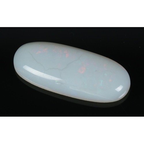 463 - A unmounted opal gemstone. Approx. dimensions 3cm x 1cm.