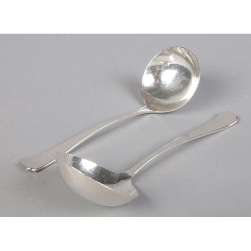 488 - A pair of silver ladles. Assayed Sheffield 1932 by Cooper Brothers & Sons Ltd. 69g.