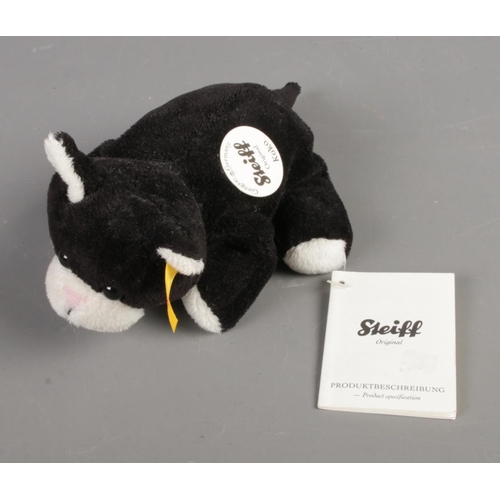 167 - A Steiff Koko cat stuffed toy.
