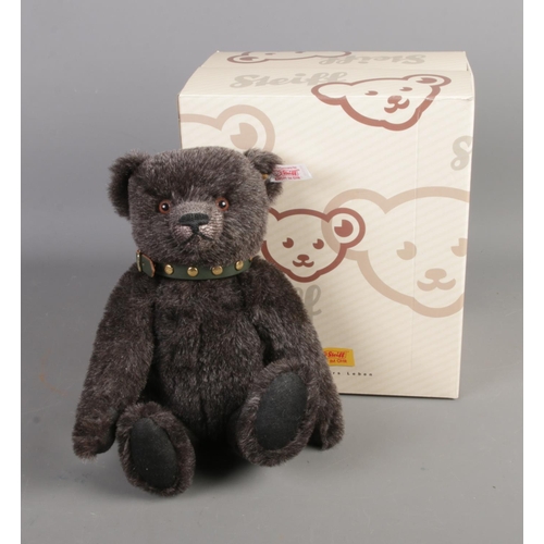 174 - A Steiff limited edition teddy bear, Black Alpaca 01974. With box.