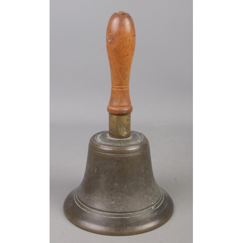 25 - A 'Fiddian' ARP bell. Bearing broad arrow to inside of bell.