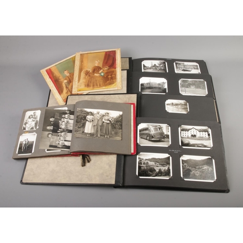 26 - Five albums of vintage photographs most dated between 1940 and 1958. Subjects include European and M... 