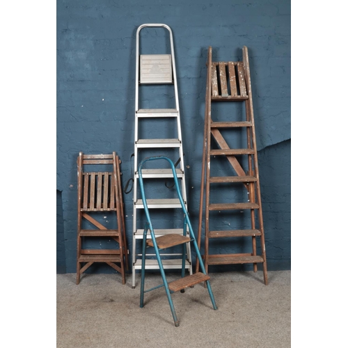 230 - Four sets of ladders.