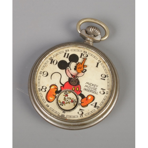 360 - A Ingersoll Mickey Mouse pocket watch.