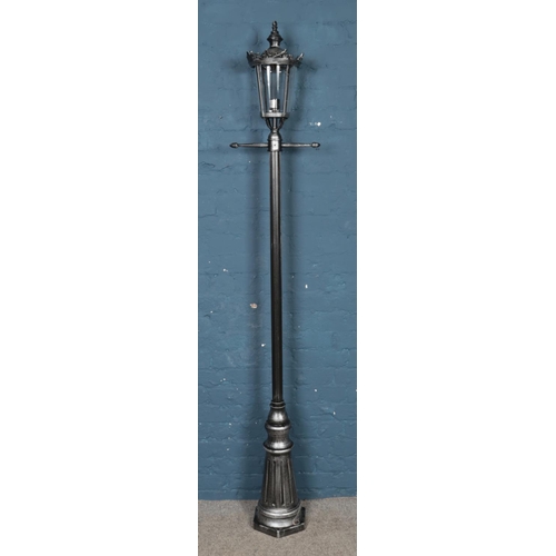 490 - A Victorian style lamp post.