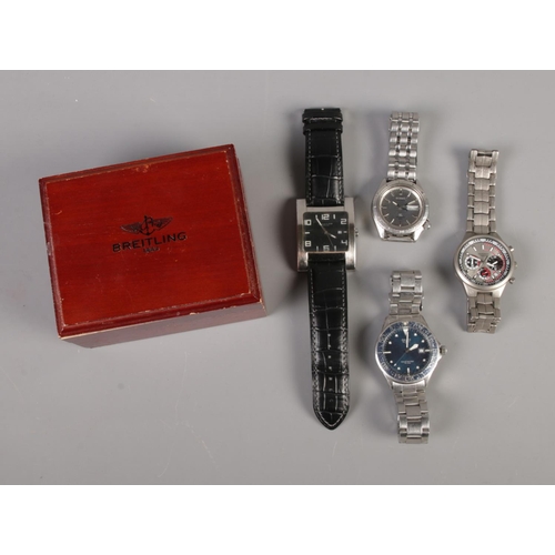 31 - A collection of men's wristwatches including Seiko, Sekonda, Reaction, etc.