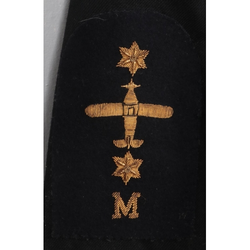 274 - A Royal Navy ratings uniform bearing badge for Air Engineer Mechanic. E Pownall.