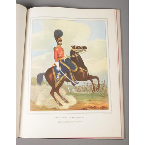 66 - British Military Uniforms, A Portfolio of Prints depicting Officers of Cavalry Regiments. Published ... 