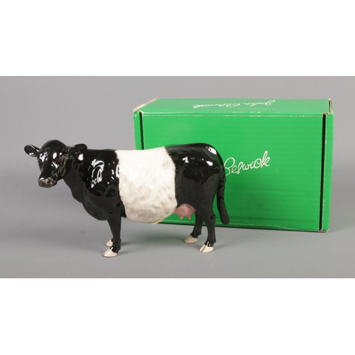 395 - A boxed Beswick Galloway cow.