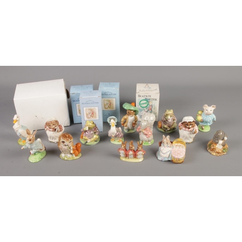 397 - A collection of Royal Doulton Beswick The World of Beatrix Potter figures including Peter Rabbit, Je... 