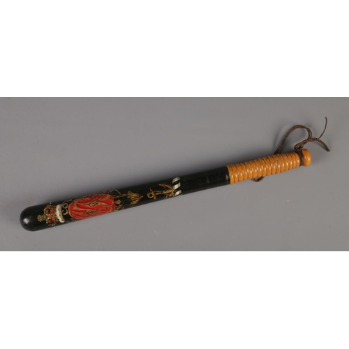 423 - A painted Special Constable Police Truncheon. Approx. length 45cm.