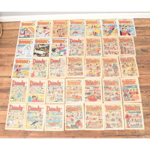 482 - A quantity of 1970's, 80's and 90's Dandy comics. Approximately 107 in total.