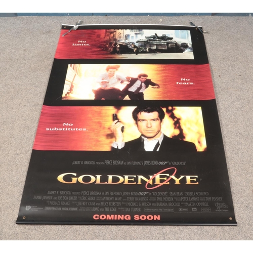 538 - Double sided cinema poster for 007 Golden Eye with Pierce Brosnan, 117 x 179 cm.