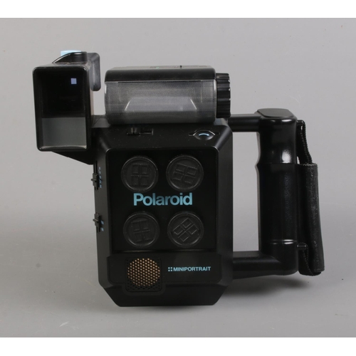 108 - A Polaroid Mini Portrait ID/Passport camera with protective cover.