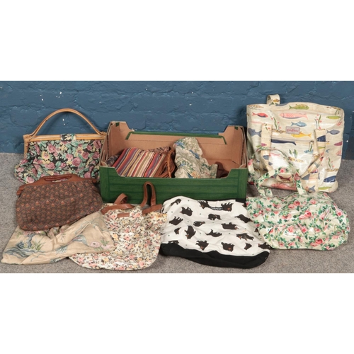 182 - A quantity of bags. Includes Cath Kidston example, etc.