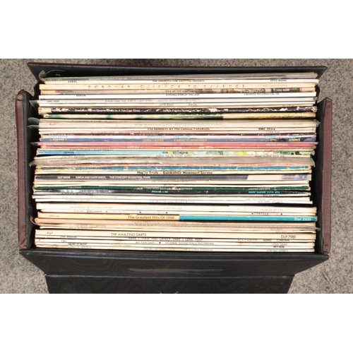 192 - Two boxes of mainly rock and pop records. To include Michael Jackson, The Police, David Bowie, U2, G... 