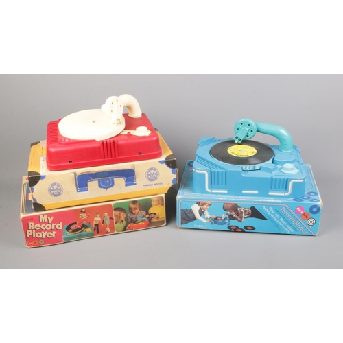 268 - Three Marx Toys record players including Lumar Gramophone example.