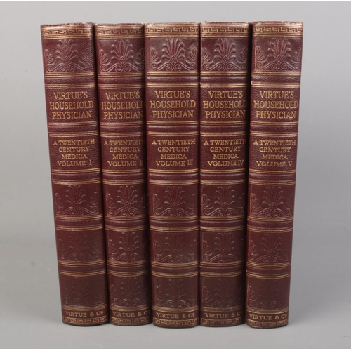 92 - Virtue's Household Physician, A Twentieth Century Medica, Volumes 1-5. Virtue and Company Ltd.