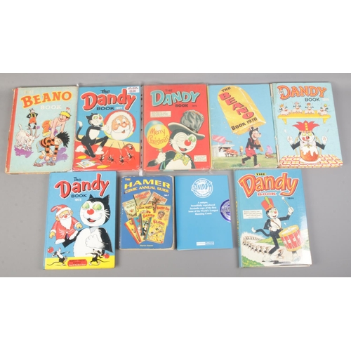 500 - A quantity of Beano & Dandy annuals. Includes 1970s examples.