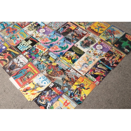 501 - Large collection of superhero comic books and annuals. Including Spider-Man, Superman, The Incredibl... 