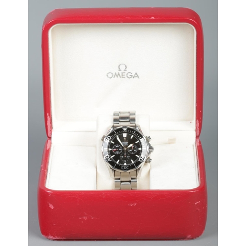 100 - A gents stainless steel Omega Seamaster Professional Chronograph automatic wristwatch. With box. Ser... 