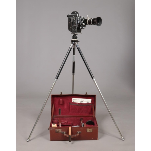 79 - A Bolex H16 Reflex camera in original case. With Kern Vario-Switar 86mm lens. Along with boxed Susis... 