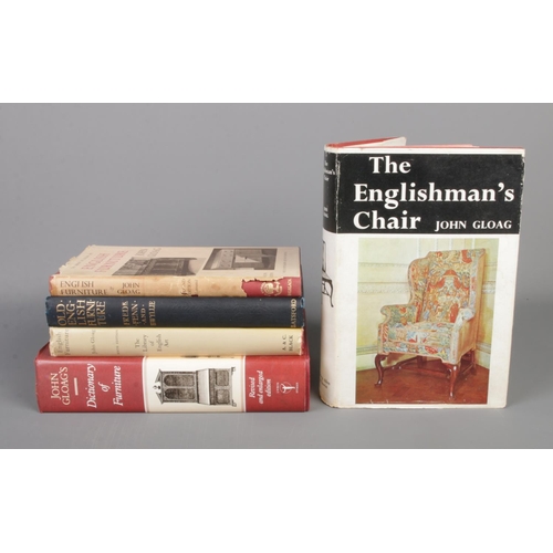 281 - A small collection of furniture guide books, to include 'Old English Furniture' and 'The Englishman'... 