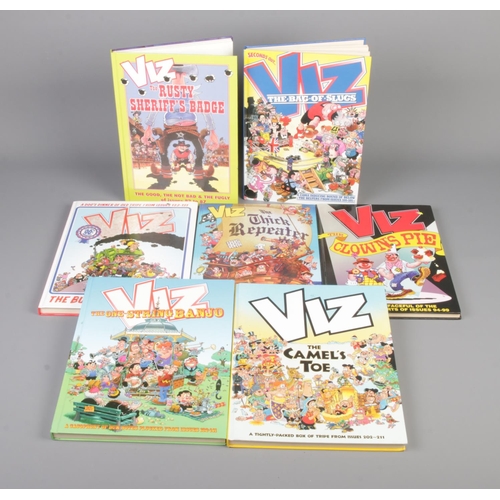 290 - Seven Viz annuals/books including The Camel's Toe, The Butcher's Dustbin, The Thick Repeater, etc.