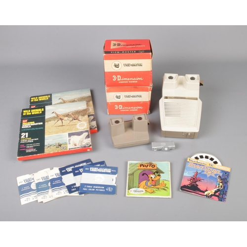 321 - A collection of View-Master stereo viewers including Talking View Master and 3D Immersion along with... 