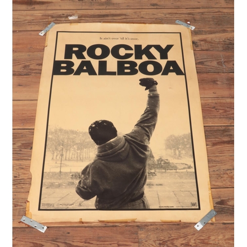 422 - A Rocky Balboa advertising poster. Approx. dimensions 69cm x 102cm.