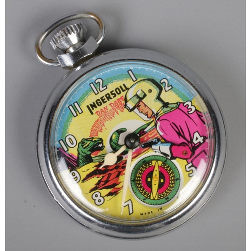 530 - An Ingersoll Dan Dare of The Eagle magazine/comic pocket watch. Inscription to the back.