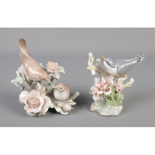 221 - Pair of Lladro figurines bird examples including 