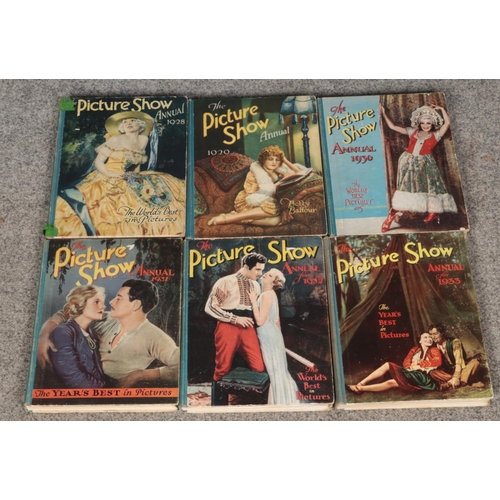 565 - 'The Picture Show Annual'; a run of six yearly annuals. 1928-1933.