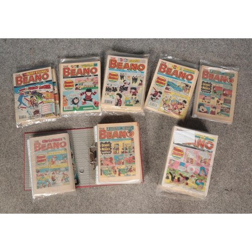 577 - A large quantity of Beano comics largely from the 1980/90's