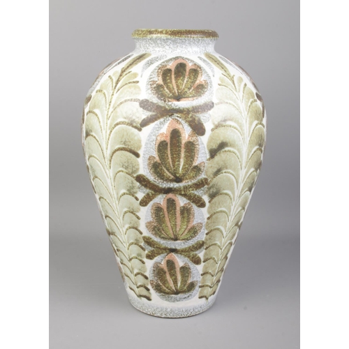 125 - A Denby Glynbourne ovoid shaped vase. 33cm high.