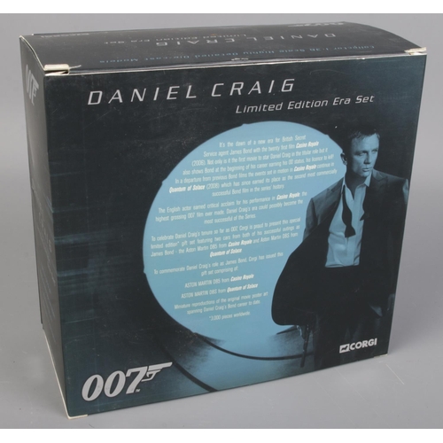 171 - A boxed Corgi Daniel Craig 007 Limited Edition Era diecast set. Set No 103 of 3000.