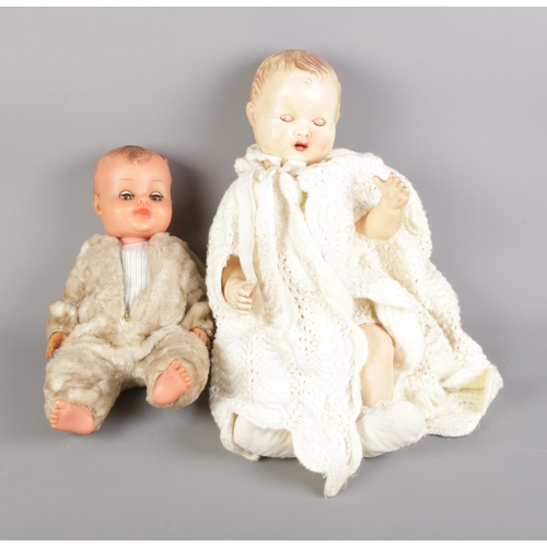 45 - Two vintage dolls including Sarold example.