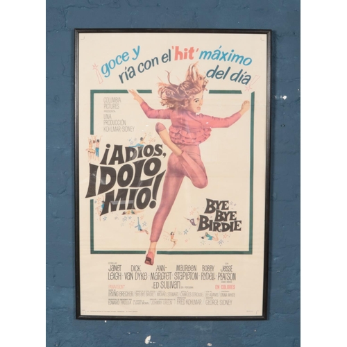 409 - Bye Bye Birdie (Spanish poster) Framed (42