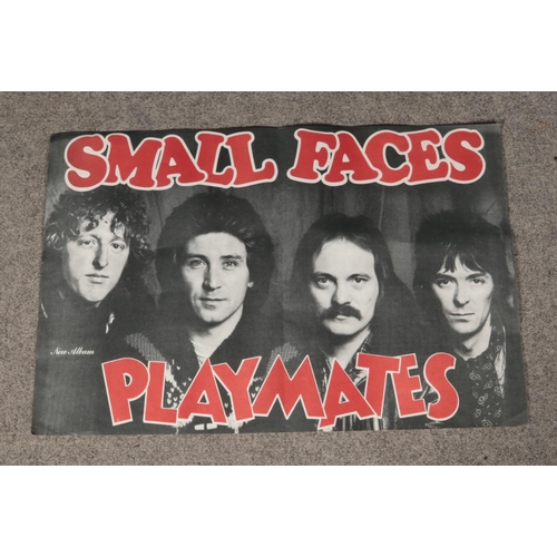 413 - Small Faces LP promo poster for Playmates 1977