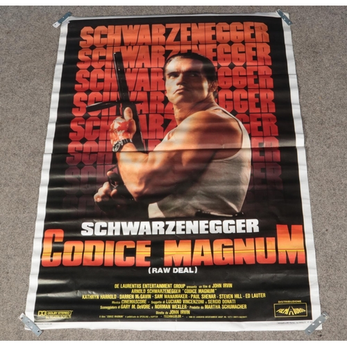 414 - Arnold Schwarzenegger Codice Magnum subway poster 39