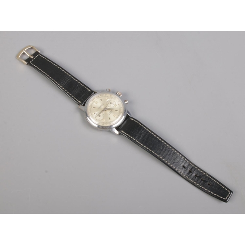 446 - A Gents Mirus manual wind wristwatch, with 17 jewel incabloc movement, on Apollo strap. Running.